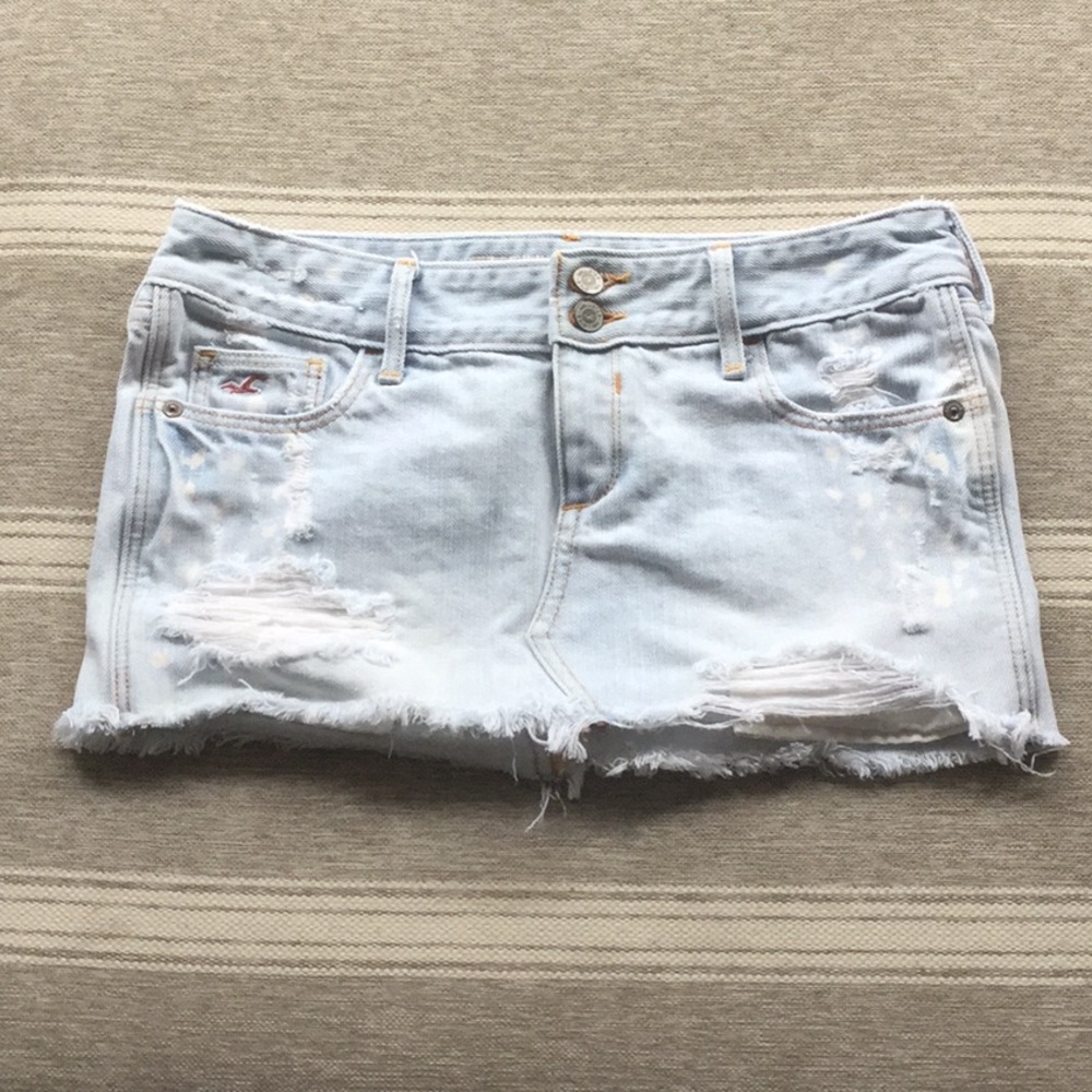 Hollister Mini Jean Skirt